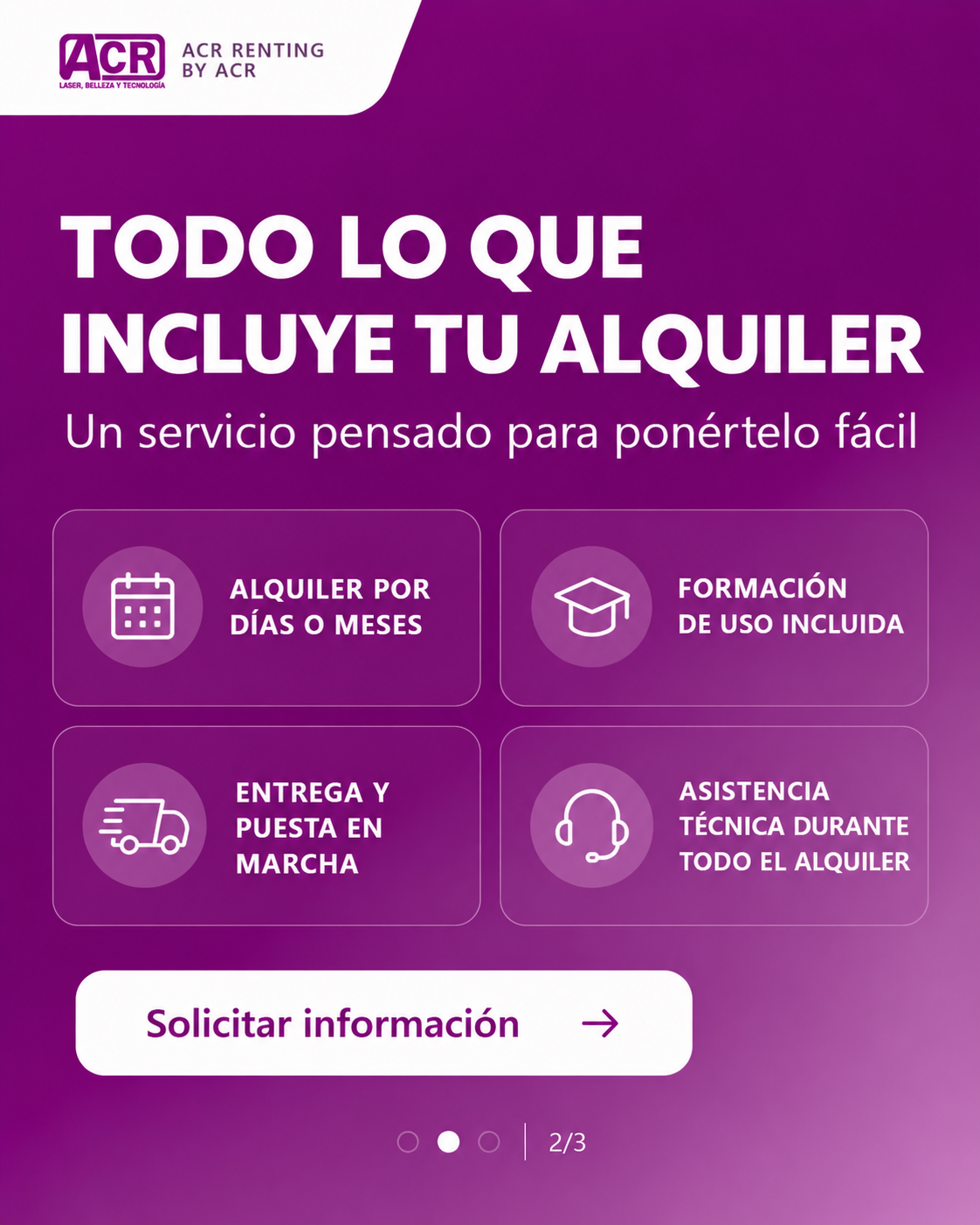 Venta de aparatología médico-estética ACR — imagen 2
